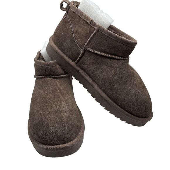 CUSHIONAIRE Women's pull on boot 8 WIDE TAUPE - Picture 6 of 7